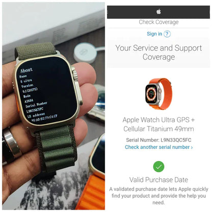 Watch 8 Ultra Master Quality (Get Free Extra Straps)